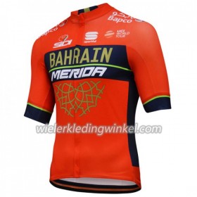Wielershirt 2018 Bahrain-Merida N001